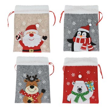 Felt Bag Christmas Figure