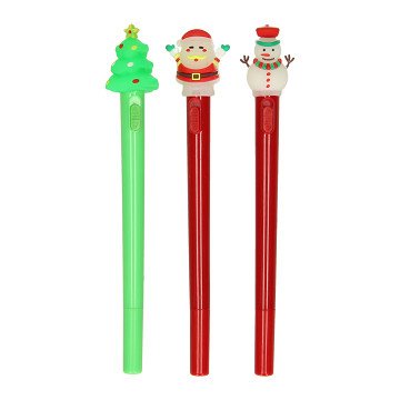 Kugelschreiber Weihnachten mit Licht
