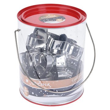 Ausstechformen-Set Weihnachten, 16-tlg.