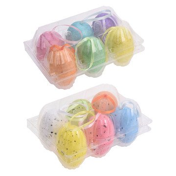 Decorative Easter Egg Pendants, 6 pcs.