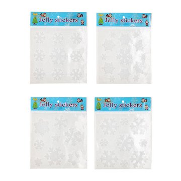 Raamsticker Sneeuwvlok, 9st.