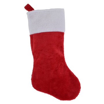Christmas Stocking Plush Red, 43cm