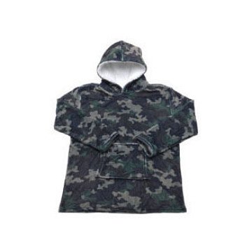 Kapuzenpullover für Kinder, Einheitsgröße – Camouflage