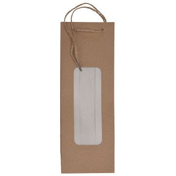 Gift Bag with Window for Bottle