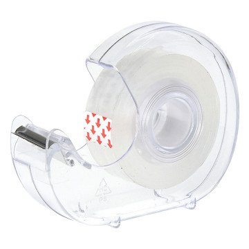 Tape holder with adhesive tape