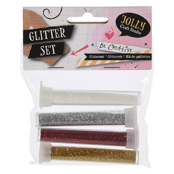Glitters in Tube, 4pcs.
