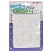 Stencils Letters, 36pcs.