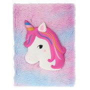 Notebook Plush with Animal - Unicorn