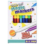 Felt-tip pens Color changing, 10pcs.