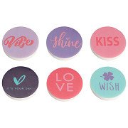 Erasers, 6 pcs.