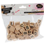 Wooden Letters, 125pcs.