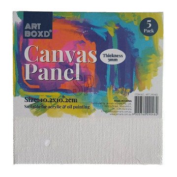 Painting Canvas 10x10cm, 5 pcs.