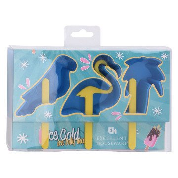 Popsicle Maker Animals for 3 Ice Creams