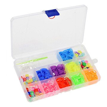 Loom Bands in Storage Box, 441pcs.