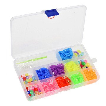 Loom Bands in Aufbewahrungsbox, 441 Stück.