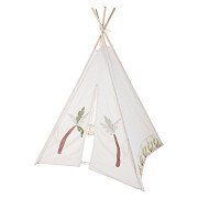 Tipi tent White with Plant print, 160cm