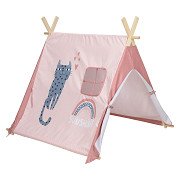 Tent Pink with Cat, 101cm