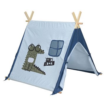 Tent Blue with Crocodile, 101cm