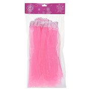 Prinzessinnenrock aus rosa Polyester mit Gummizug