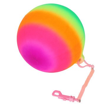 Rainbow Bungee Ball on Rope