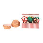 Cakevorm Set Kerst Design, 48dlg.