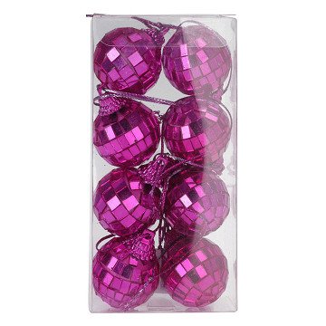 Mirror Disco Ball Color, 8 pcs.
