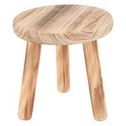 Wooden side table natural, 20x20cm