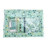 Dino stationery set in case, 9 pieces.