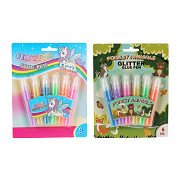 Pen Glitter, 6pcs.