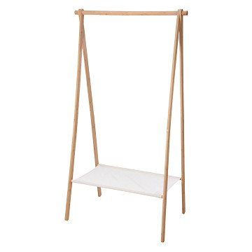 Bamboo clothes rack, 86x57x155cm