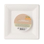 Disposable plates Square 16cm, 8 pcs.