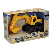 Construction Work Vehicle Excavator, 19cm