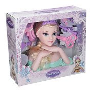 Puppe mit Haaraccessoires