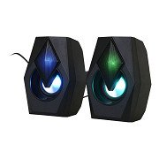 Color Changing Gaming Speaker Set, 2 pcs.