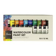 Watercolor paint, 10x12ml