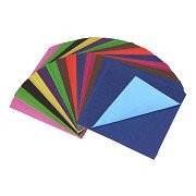 Farbiges Papier, klein, 156 Blatt, 7,5 x 7,5 cm