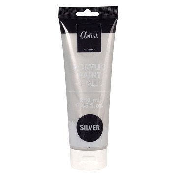 Silver Acrylic Paint - 250ml
