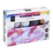 Pouring Acrylic Paint, 4 Colors