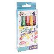 Gel Pen Markers with Fruit Scent, 5 pcs.