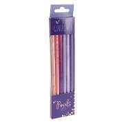 Gray School Pencils Pastel, 6 pcs.