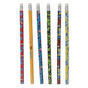 Gray HB Pencils Sport, 6 pcs.