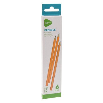 HB Pencils, Set of 6