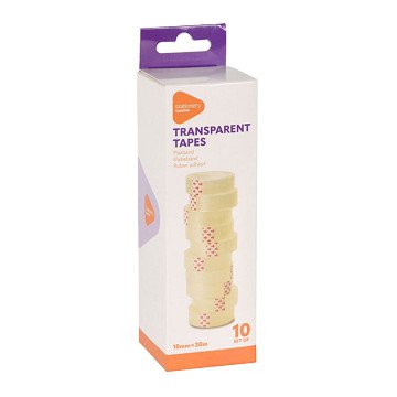 Adhesive Tape Roll 15 mm, 10 pcs.