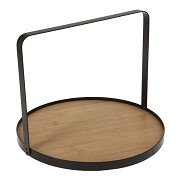 Serving tray Bamboo/Metal, 35cm