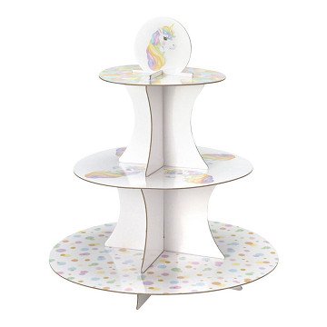 Etagere aus Pappe, 3-lagig, 15 cm