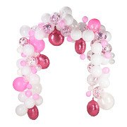 Build your Own Balloon Arch Set Pink, 120pcs.