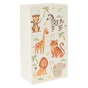 Gift bag Paper Jungle animals, 6 pcs.