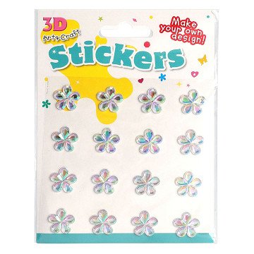 Stickers Bloemen Design, 16st.