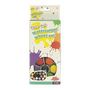 Watercolor set, 18 colors