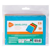 Colored Envelopes C6, 20 pcs.